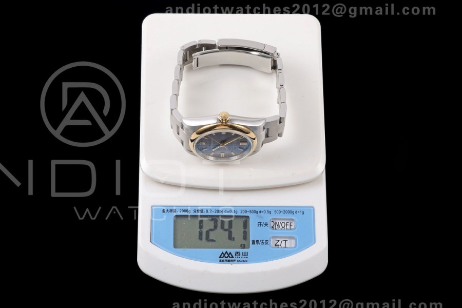 Oyster Perpetual 36 126003 QF 1:1 Best Edition Gray Dial on SS Bracelet JH3230