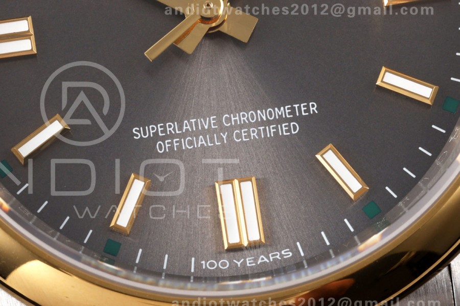 Oyster Perpetual 36 126003 QF 1:1 Best Edition Gray Dial on SS Bracelet JH3230