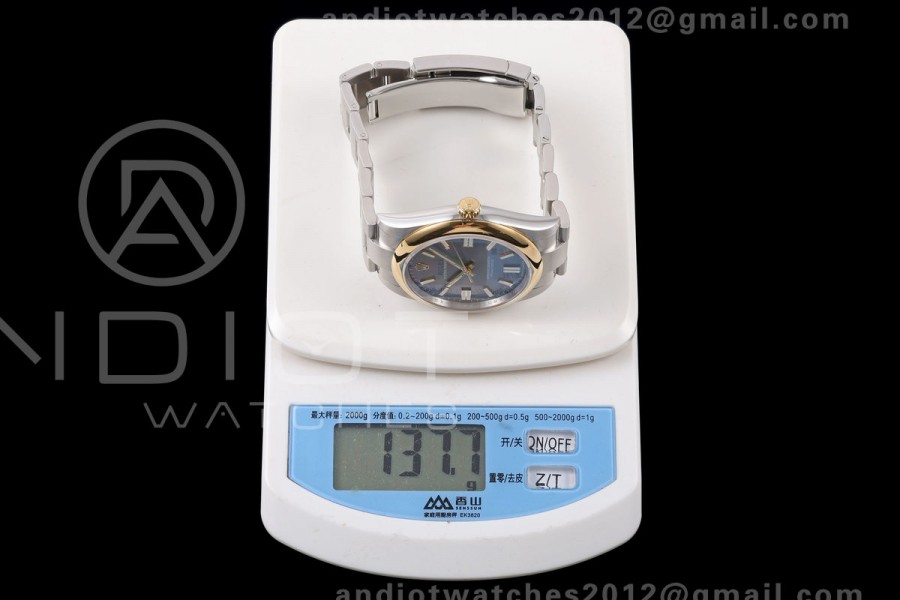 Oyster Perpetual 41 134303 QF 1:1 Best Edition Gray Dial on SS Bracelet JH3230