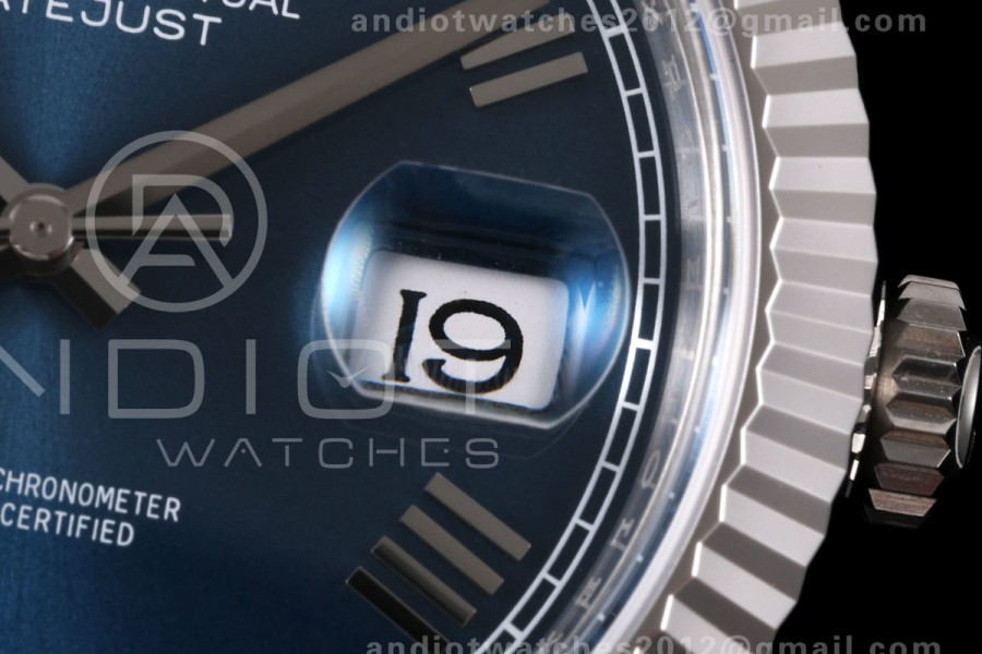 DateJust 41 126334 904L SS RGF 1:1 Best Edition 2026 Blue Roman on Jubilee Bracelet DD3235