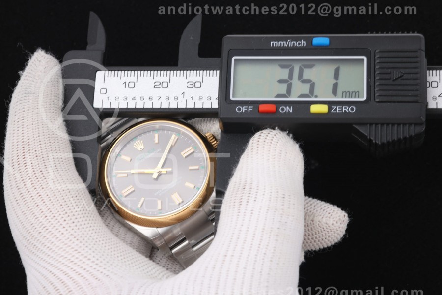 Oyster Perpetual 36 126003 VSF 1:1 Best Edition Gray Dial on SS Bracelet VS3230
