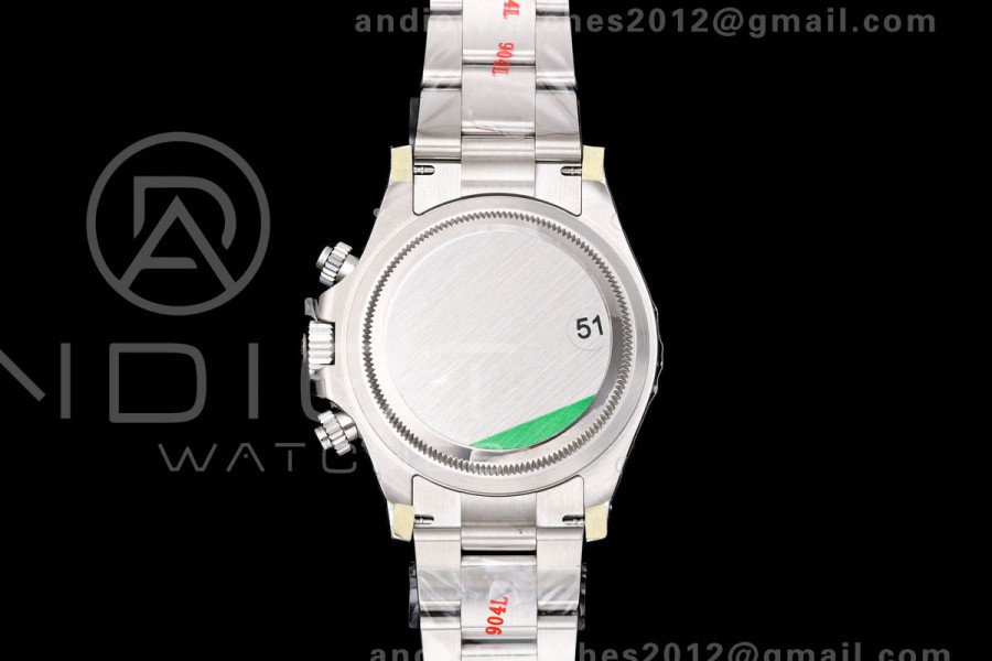 Daytona 126500 VSF 1:1 Best Edition 904L Steel White Dial on SS Braclet DD4131 Free Sprung