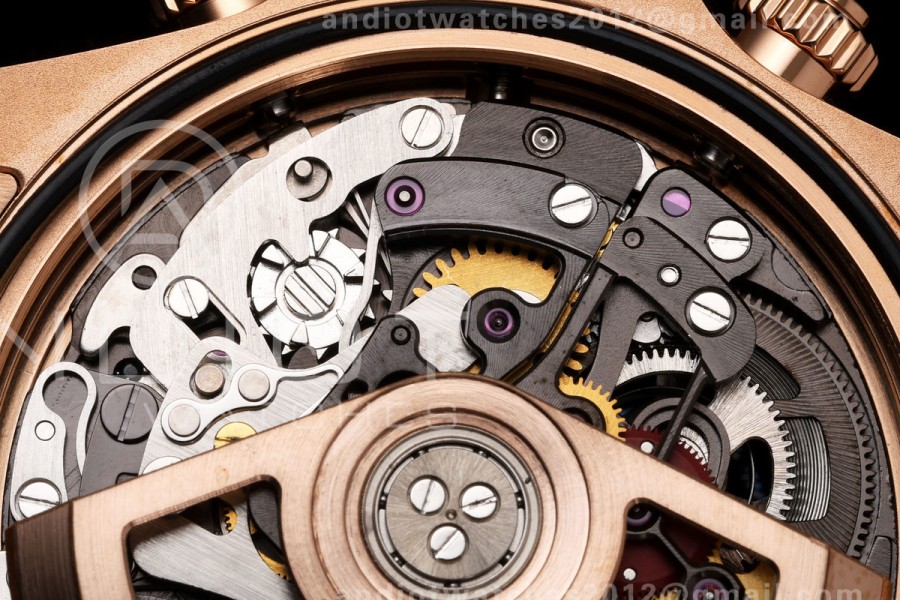 Daytona Skeleton RG SONIC Best Edition Carbon Bezel Skeleton Dial on RG Bracelet SA4130
