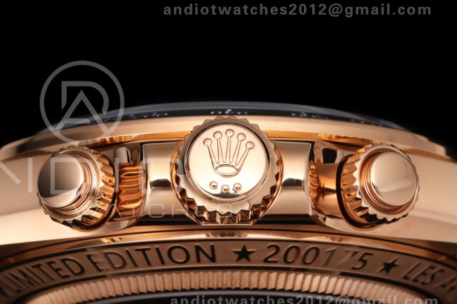 Daytona Skeleton RG SONIC Best Edition Carbon Bezel Skeleton Dial on RG Bracelet SA4130