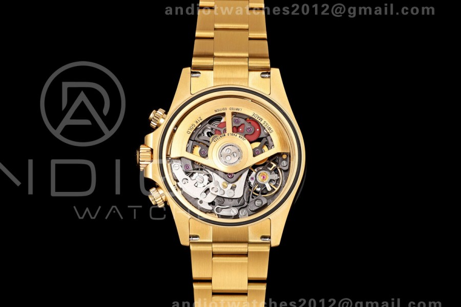 Daytona Skeleton YG SONIC Best Edition Carbon Bezel Skeleton Dial on YG Bracelet SA4130