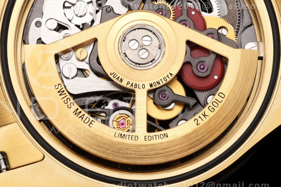 Daytona Skeleton YG SONIC Best Edition Carbon Bezel Skeleton Dial on YG Bracelet SA4130