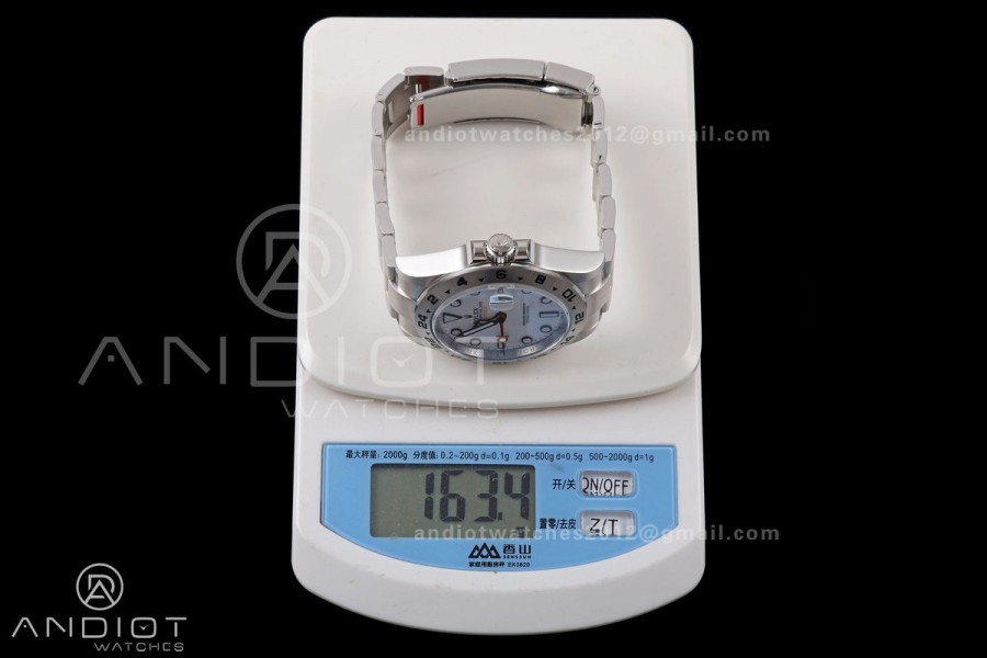 Explorer II 42mm 226570 904L SS Clean Plus 1:1 Best Edition White Dial on Bracelet JH3285-2