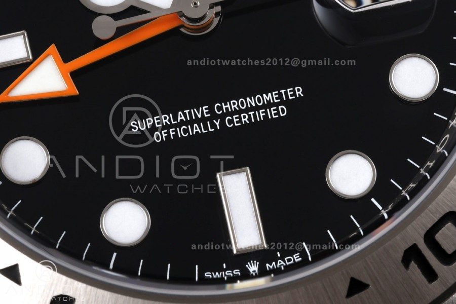 Explorer II 42mm 226570 904L SS Clean Plus 1:1 Best Edition Black Dial on Bracelet JH3285-2