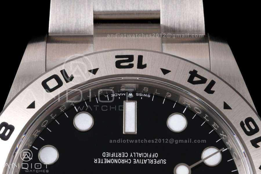 Explorer II 42mm 226570 904L SS Clean Plus 1:1 Best Edition Black Dial on Bracelet JH3285-2