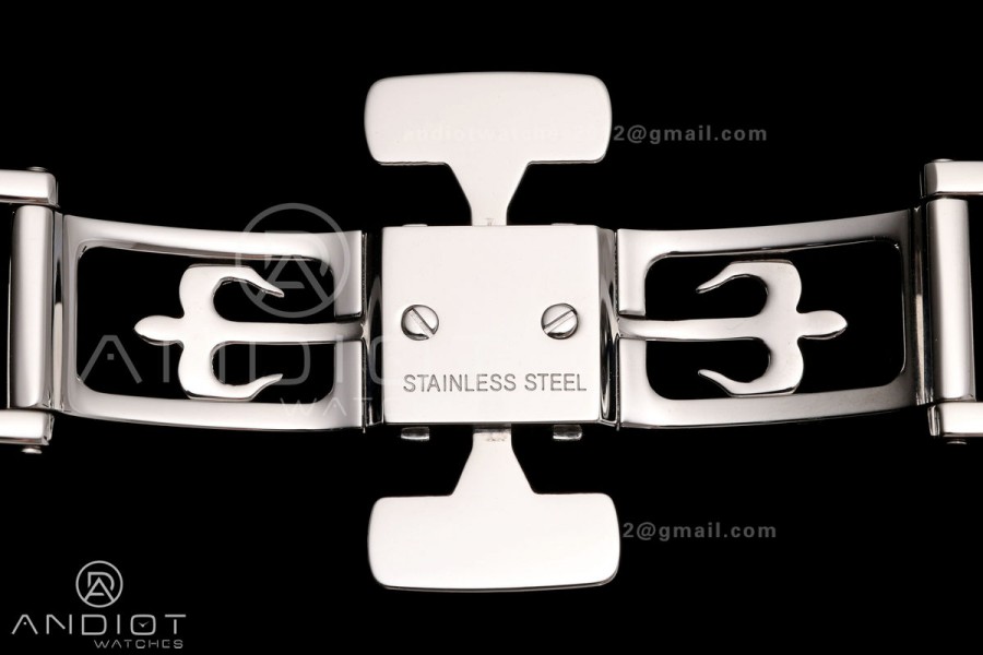 Aquanaut 5968 SS DDF 1:1 Best Edition Gray Dial on Black Rubber Strap A520