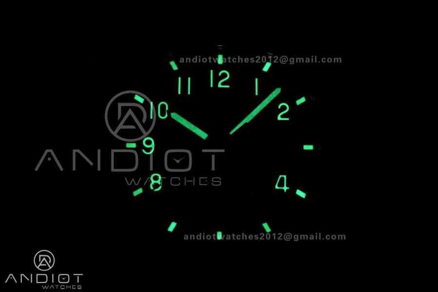 Aquanaut 5968 SS DDF 1:1 Best Edition Gray Dial on Black Rubber Strap A520
