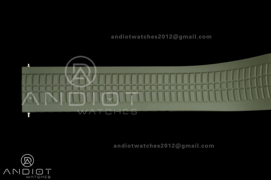 Aquanaut 5168G 42mm SS DDF 1:1 Best Edition Green Dial on Green Rubber Strap DPB330 Super Clone (Weighted)