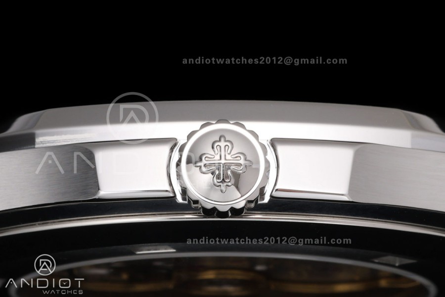 Aquanaut 5168G 42mm SS DDF 1:1 Best Edition Green Dial on Green Rubber Strap DPB330 Super Clone (Weighted)