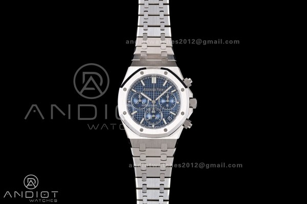 Royal Oak Chrono 26240 SS DDF 1:1 Best Edition Blue Dial on SS Bracelet DD4401 Super Clone Free Sprung V3