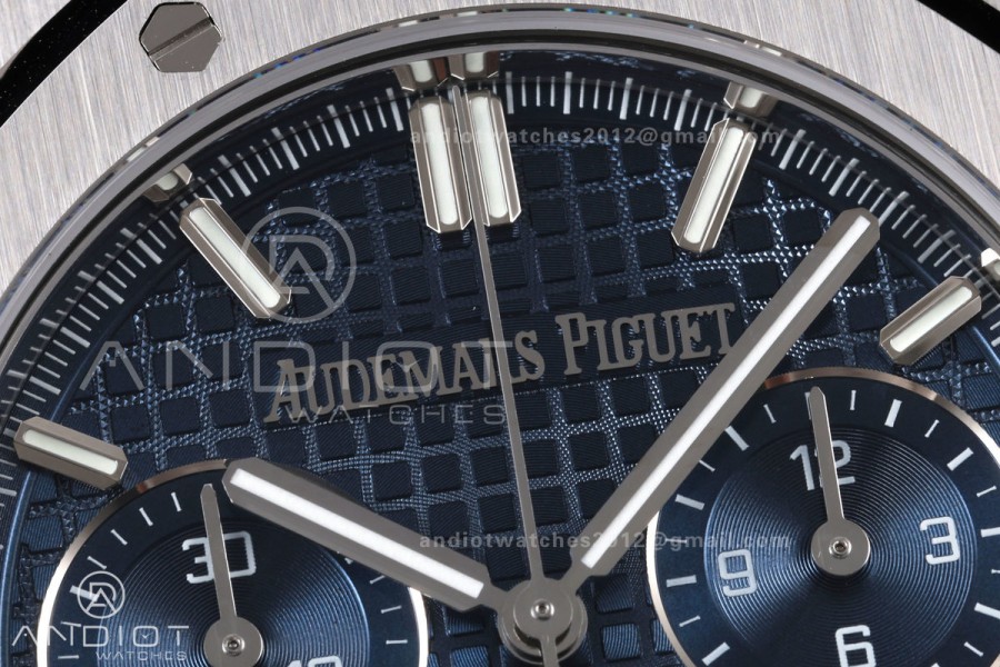 Royal Oak Chrono 26240 SS DDF 1:1 Best Edition Blue Dial on SS Bracelet DD4401 Super Clone Free Sprung V3