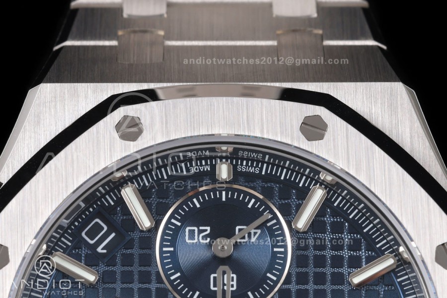 Royal Oak Chrono 26240 SS DDF 1:1 Best Edition Blue Dial on SS Bracelet DD4401 Super Clone Free Sprung V3