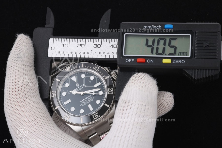 Submariner 41mm 124060 No Date 904L Steel Gold Maker 1:1 Best Edition JH3230 Free Sprung