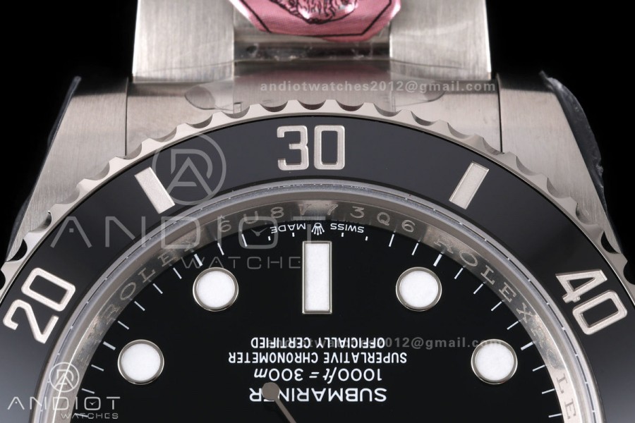 Submariner 41mm 124060 No Date 904L Steel Gold Maker 1:1 Best Edition JH3230 Free Sprung