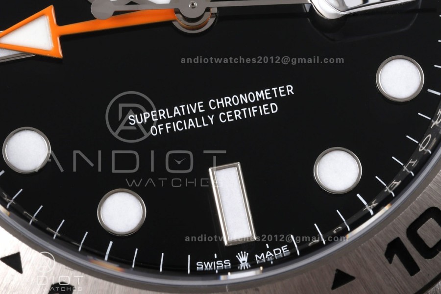 Explorer II 42mm 226570 904L SS Gold Maker 1:1 Best Edition Black Dial on Bracelet JH3285-2 (Free Sprung)
