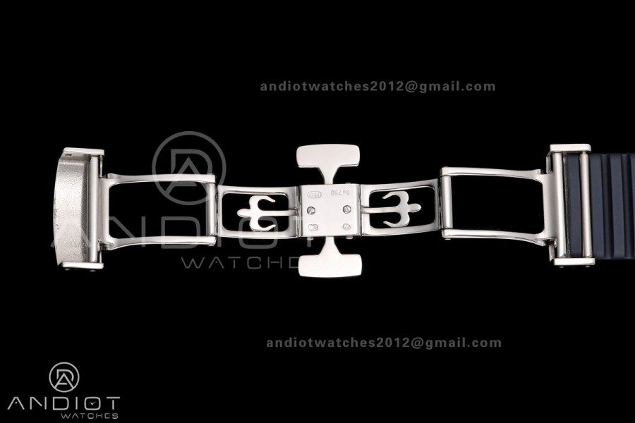 Aquanaut 5168G 42mm SS OME 1:1 Best Edition Blue Dial on Blue Rubber Strap DPB330 Super Clone (Weighted)