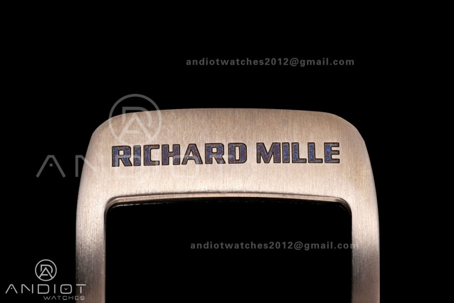 Mille Studio RM035-02 Red NTPT 1:1 Best Edition Skeleton Dial on Red Rubber Strap RMAL1 Super Clone Free Sprung