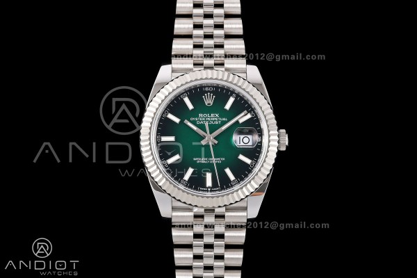 DateJust 41 126334 RICH 1:1 Best Edition Green Omb...