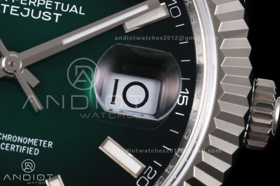 DateJust 41 126334 RICH 1:1 Best Edition Green Ombre Dial on Jubilee Bracelet JH3235 (Free Sprung)