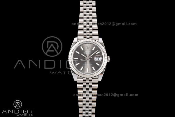 DateJust 41 126334 RICH 1:1 Best Edition Gray Stic...