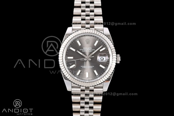 DateJust 41 126334 RICH 1:1 Best Edition Gray Stic...