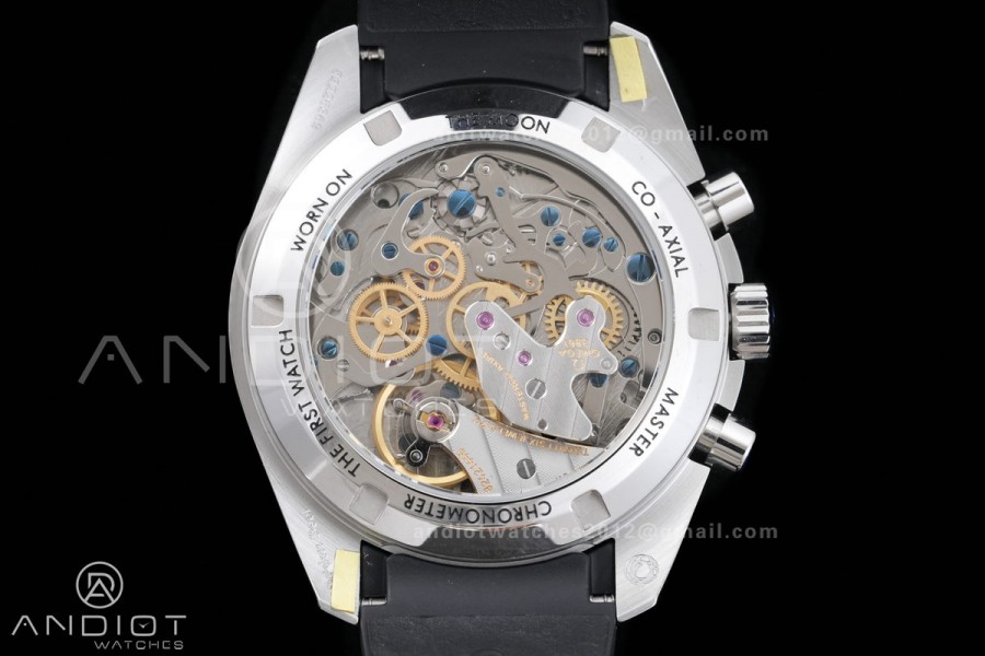 Speedmaster SS ERF Best Edition Black Dial on Black Rubber Strap A3861