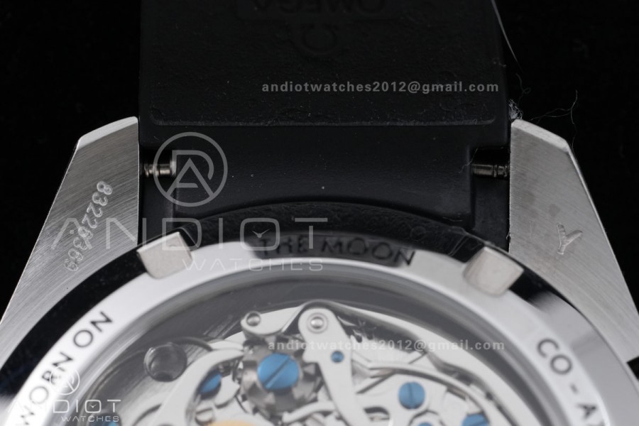 Speedmaster SS ERF Best Edition Black Dial on Black Rubber Strap A3861