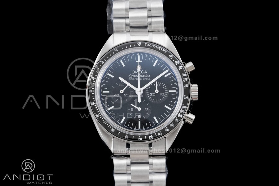 Speedmaster Professional SS ERF Best Edition Black Dial On SS Bracelet Asian 3861