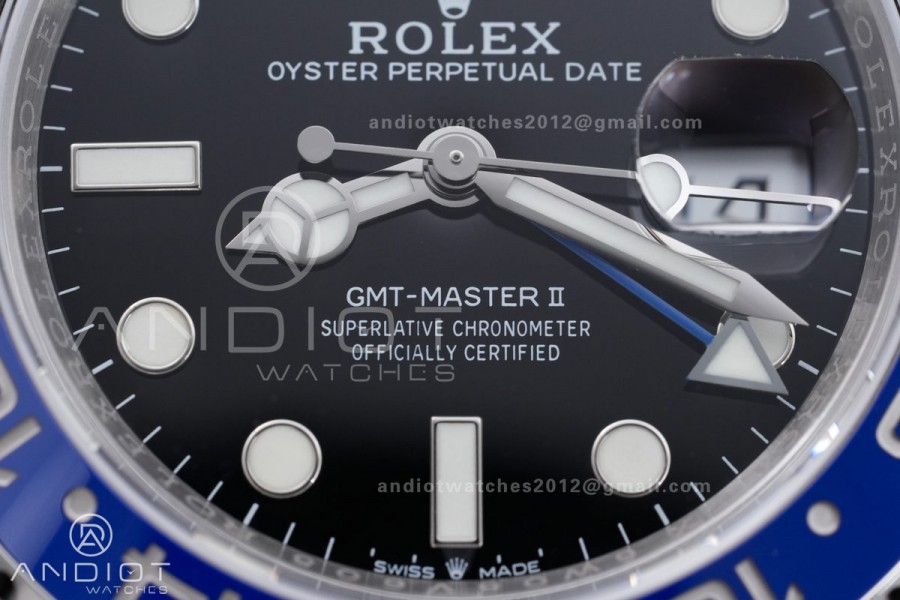 GMT-Master II 126710 BLNR VSF 1:1 Batgirl Best Edition on Jubilee Bracelet DD3285 V4(Free Sprung)