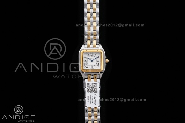 Panthère Ladies 22mm SS/YG AF 1:1 Best Edition Wh...