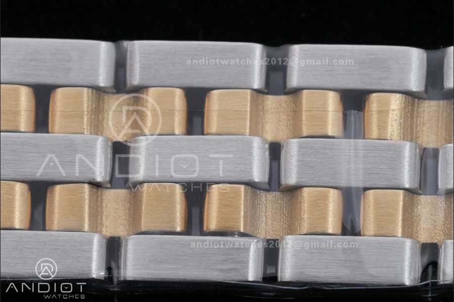 Panthère Ladies 22mm SS/YG AF 1:1 Best Edition White Dial on SS/YG Bracelet Ronda Quartz