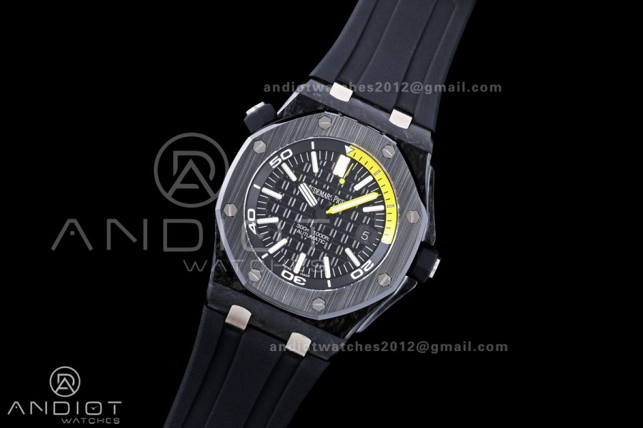Royal Oak Offshore Diver 15706 Forged Carbon JF 1:1 Best Edition SA3120 Super Clone