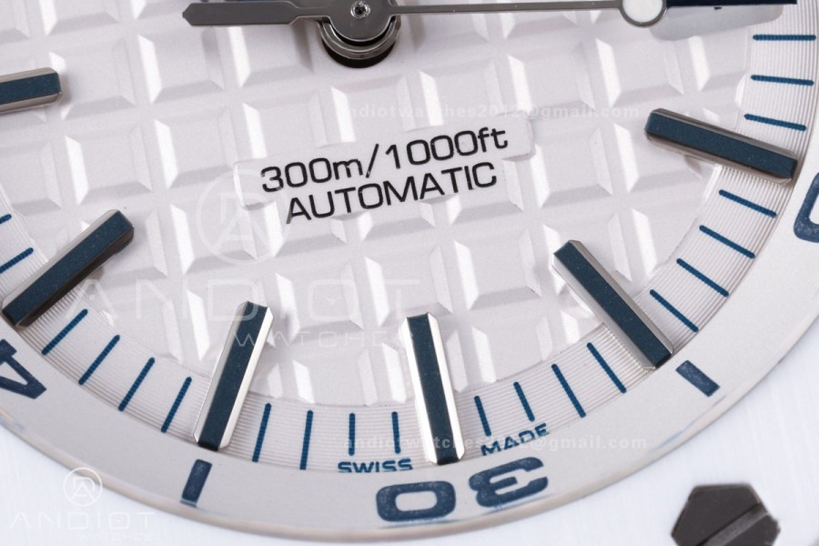 Royal Oak Offshore Diver 15707 White Ceramic JF 1:1 Best Edition SA3120 Super Clone