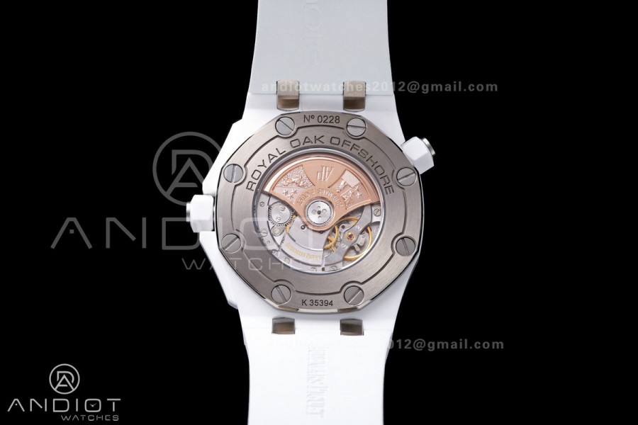 Royal Oak Offshore Diver 15707 White Ceramic JF 1:1 Best Edition SA3120 Super Clone