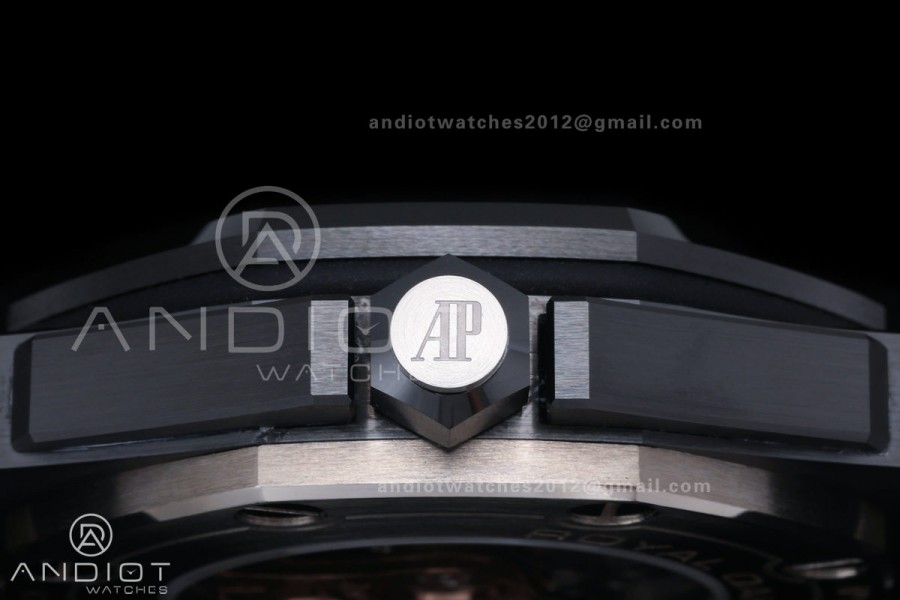 Royal Oak Offshore Diver 15707 Black Ceramic JF 1:1 Best Edition SA3120 Super Clone