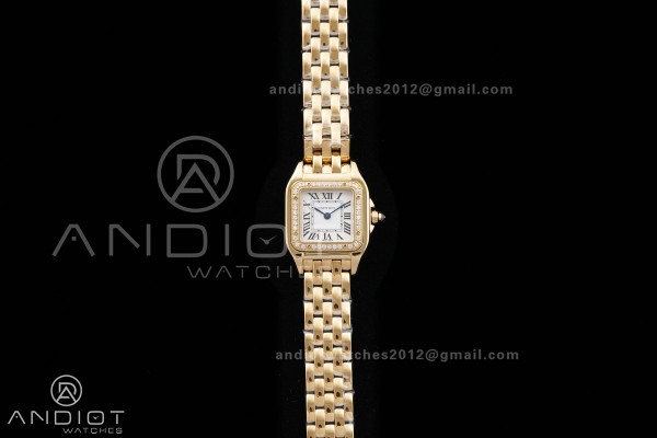 Panthère 22mm BVF 1:1 Best Edition YG White Dial ...