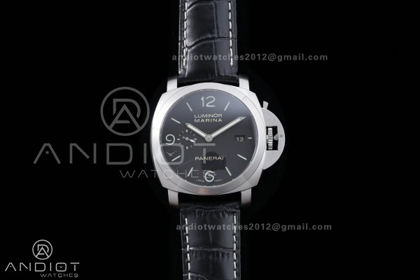 PAM312 R VSF 1:1 Best Edition on Black Leather Strap P.9000 Super Clone V2