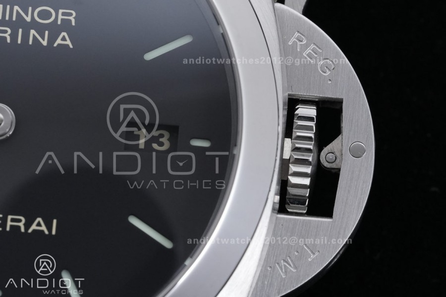 PAM312 R VSF 1:1 Best Edition on Black Leather Strap P.9000 Super Clone V2