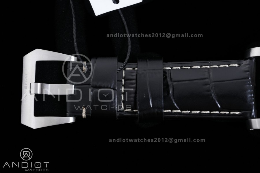 PAM312 R VSF 1:1 Best Edition on Black Leather Strap P.9000 Super Clone V2