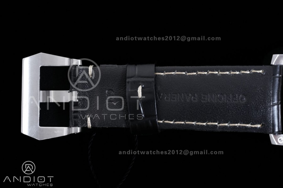 PAM312 R VSF 1:1 Best Edition on Black Leather Strap P.9000 Super Clone V2