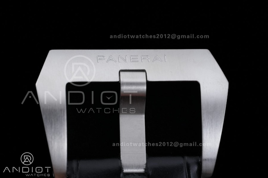 PAM312 R VSF 1:1 Best Edition on Black Leather Strap P.9000 Super Clone V2