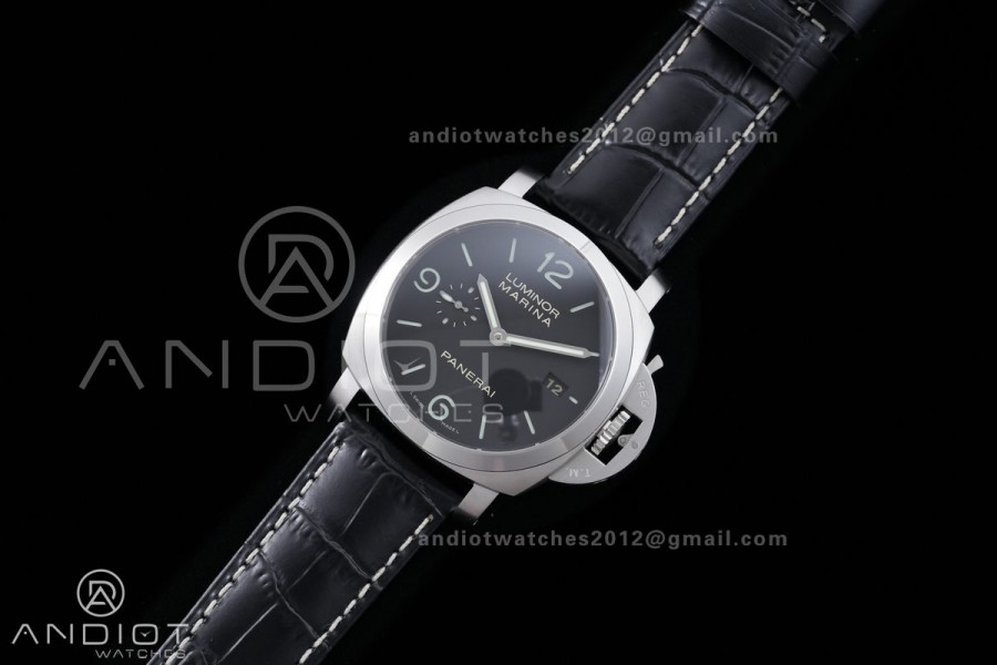 PAM312 R VSF 1:1 Best Edition on Black Leather Strap P.9000 Super Clone V2