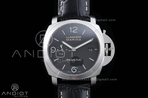 PAM312 R VSF 1:1 Best Edition on Black Leather Strap P.9000 Super Clone V2