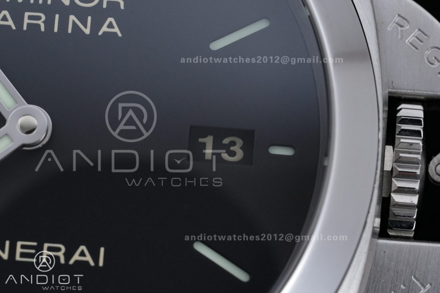 PAM312 R VSF 1:1 Best Edition on Black Leather Strap P.9000 Super Clone V2