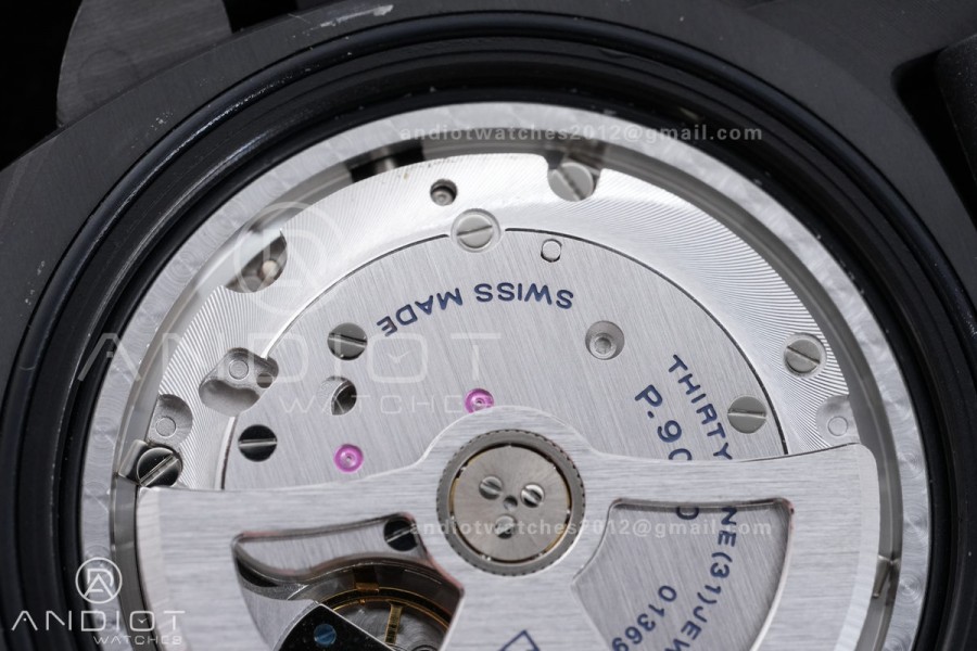 PAM 979 Carbotech VSF Best Edition Carbon Dial on Rubber Strap P.9010 Clone