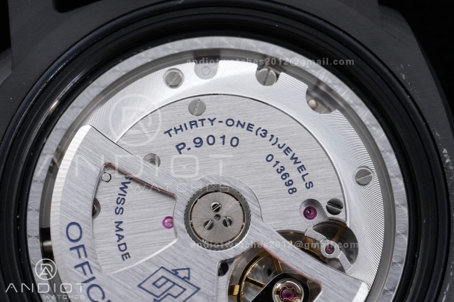 PAM 979 Carbotech VSF Best Edition Carbon Dial on Rubber Strap P.9010 Clone